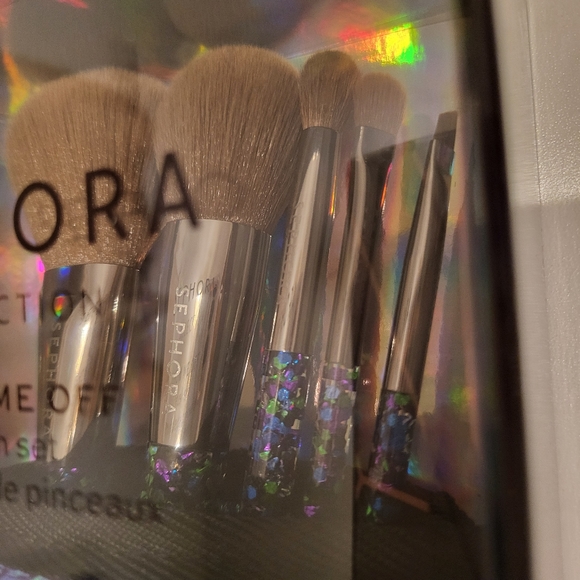 SEPHORA MAKE UP BRUSHES - full size new in gift box All that Sparkle Glitter - Picture 4 of 8